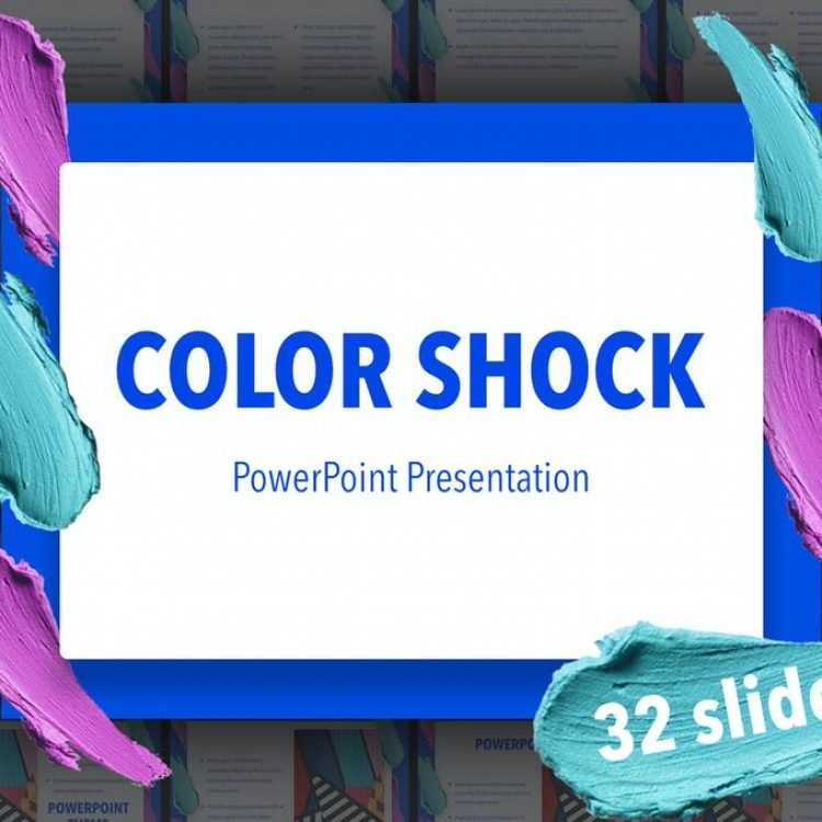 Color shock- Powerpoint Template