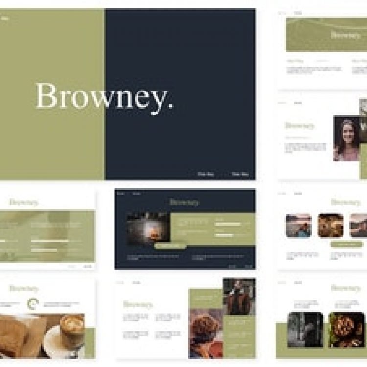 Browney PowerPoint template