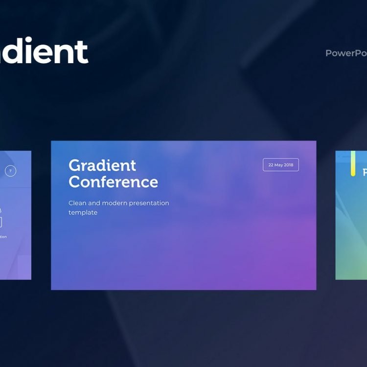 Gradient PowerPoint template