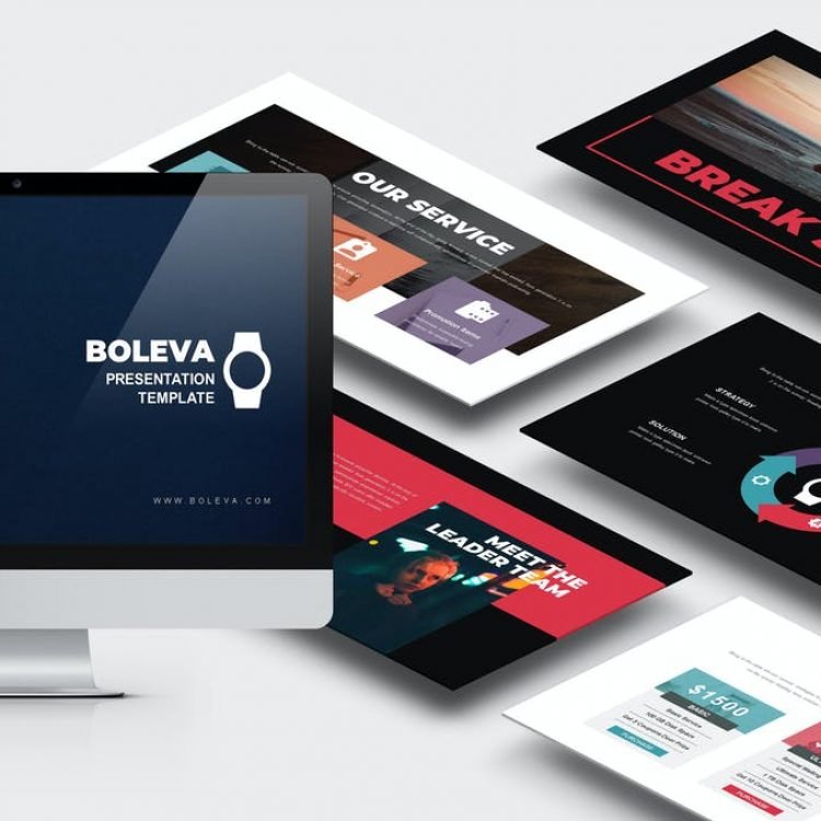 Boleva: Photo Estudio PowerPoint Template