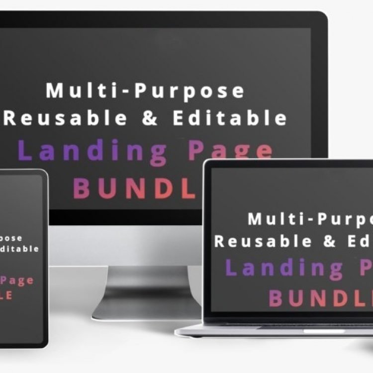 29 Editable WordPress landing / sales pages